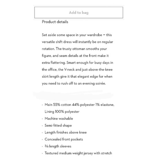 Boden Bronte Ottoman Dress - Picture 7 of 9